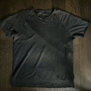 John Varvatos black t-shit, lightweight sweatshirt material, size L
